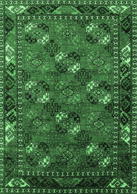 Oriental Emerald Green Industrial Rug, urb2412emgrn