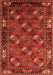 Oriental Orange Industrial Rug, urb2412org