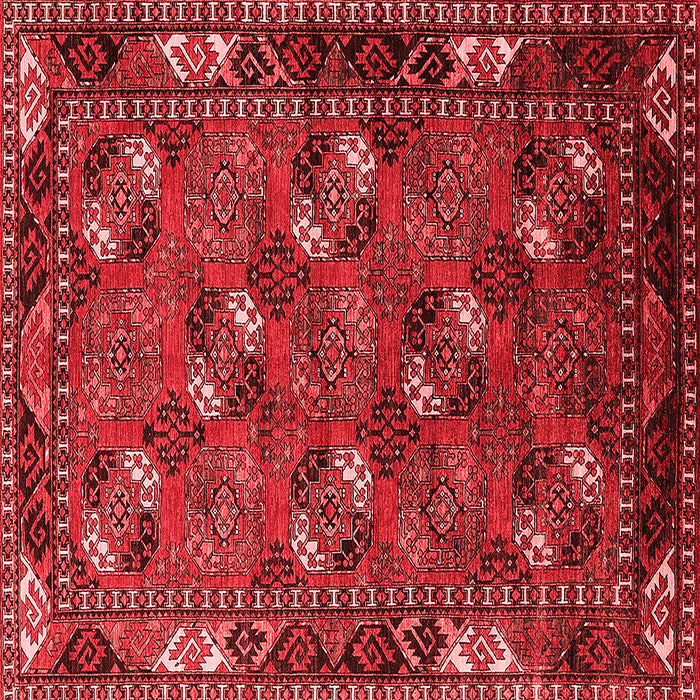 Machine Washable Oriental Red Industrial Rug, wshurb2412red