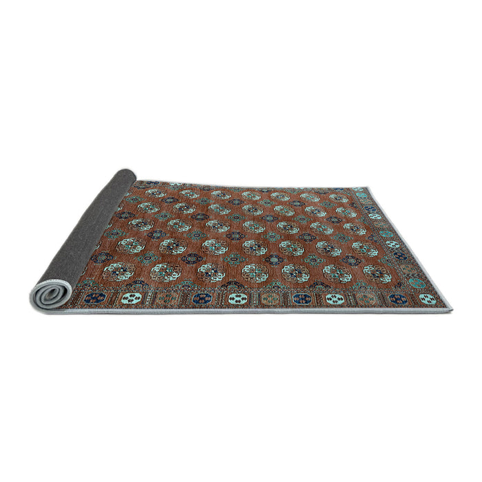 Sideview of Southwestern Light Blue Country Rug, urb2413lblu