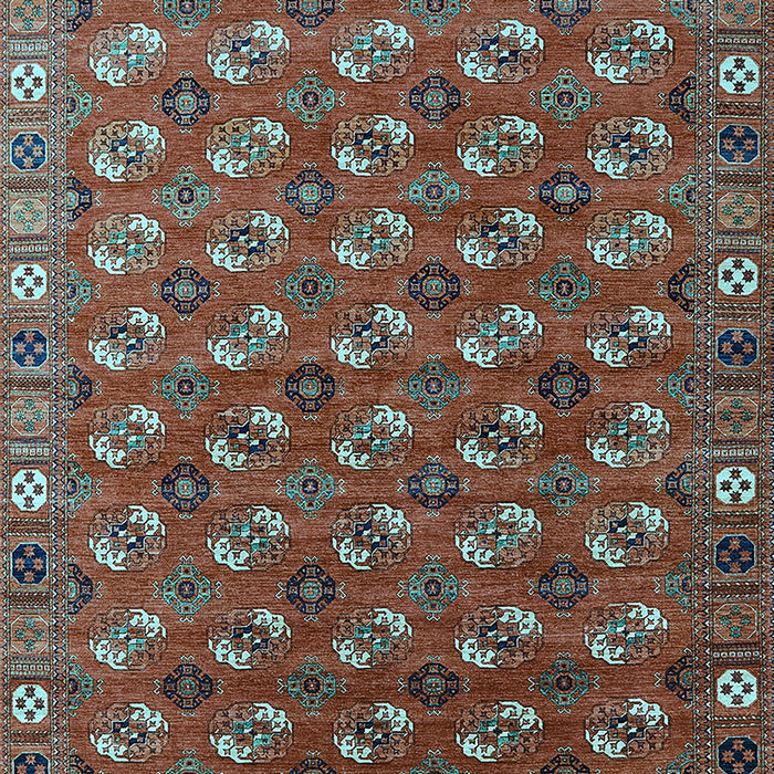 Southwestern Light Blue Country Rug, urb2413lblu