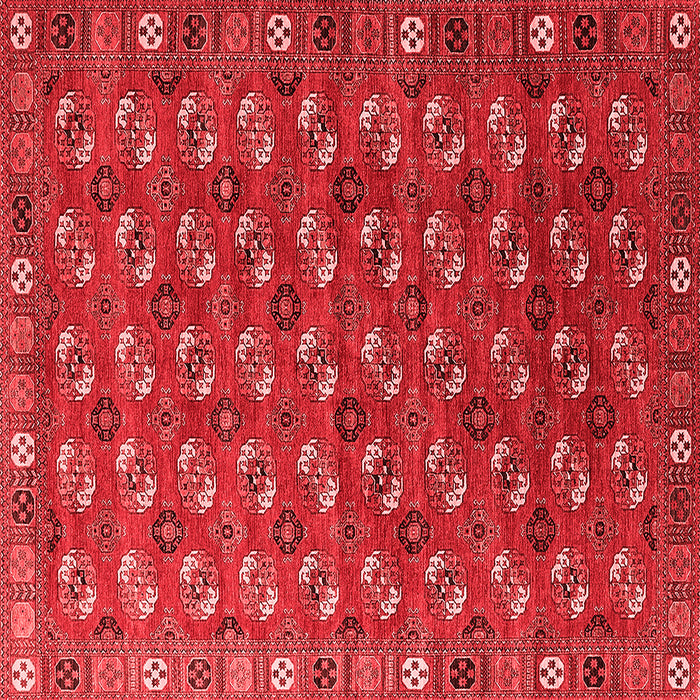 Machine Washable Southwestern Red Country Rug, wshurb2413red
