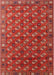 Machine Washable Industrial Modern Orange Rug, wshurb2413