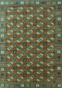 Southwestern Turquoise Country Rug, urb2413turq