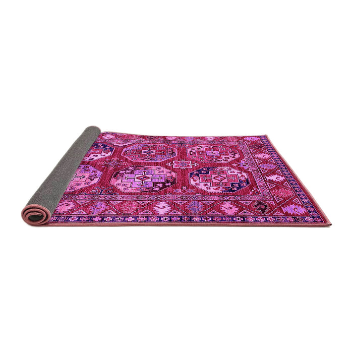Sideview of Oriental Pink Industrial Rug, urb2414pnk