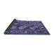 Sideview of Oriental Blue Industrial Rug, urb2414blu