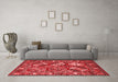 Industrial Red Washable Rugs