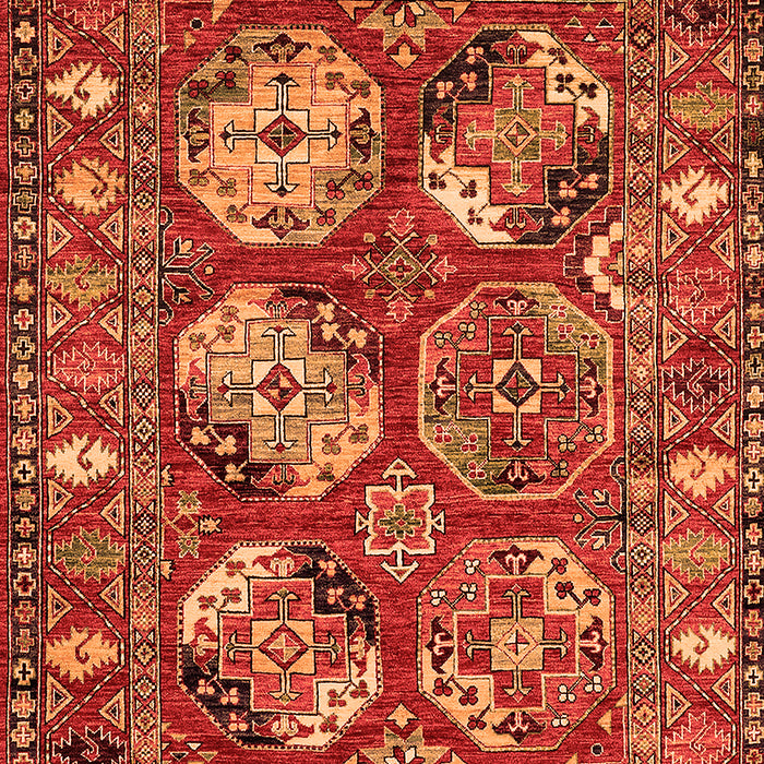 Oriental Orange Industrial Rug, urb2414org