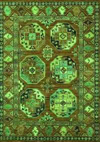 Oriental Green Industrial Rug, urb2414grn