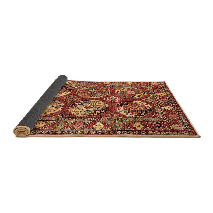 Sideview of Oriental Brown Industrial Rug, urb2414brn