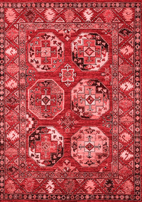 Oriental Red Industrial Rug, urb2414red