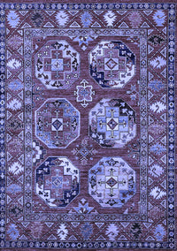 Oriental Blue Industrial Rug, urb2414blu