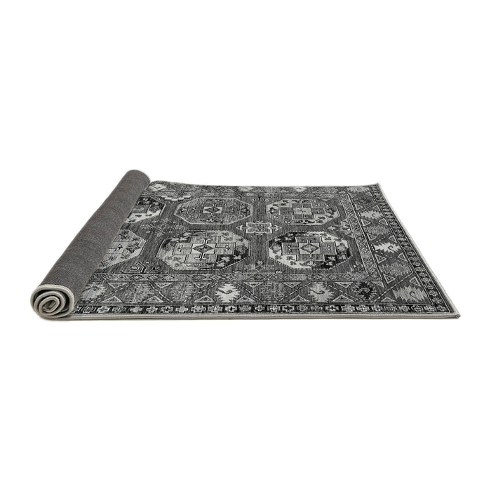Sideview of Oriental Gray Industrial Rug, urb2414gry