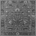 Square Oriental Gray Traditional Rug, urb2415gry