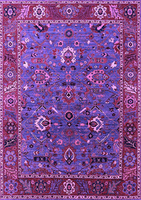 Oriental Purple Traditional Rug, urb2415pur