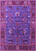 Oriental Purple Traditional Rug, urb2415pur