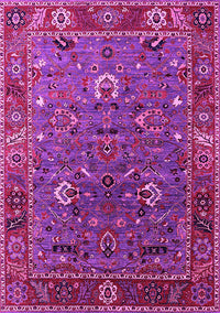 Oriental Pink Traditional Rug, urb2415pnk