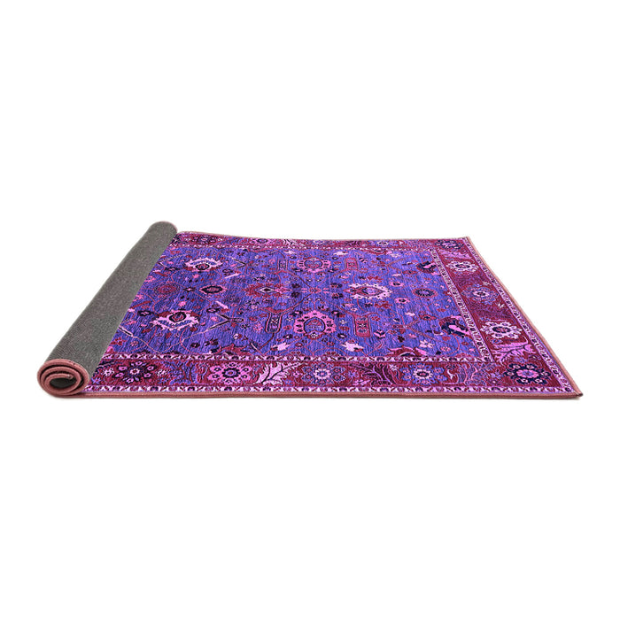 Sideview of Oriental Purple Traditional Rug, urb2415pur