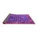 Sideview of Oriental Purple Traditional Rug, urb2415pur