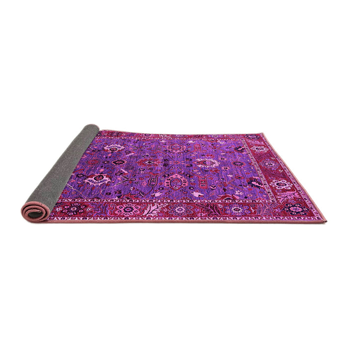 Sideview of Oriental Pink Traditional Rug, urb2415pnk