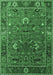Oriental Emerald Green Traditional Rug, urb2415emgrn
