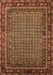 Oriental Brown Industrial Rug, urb2416brn