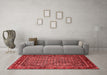 Industrial Red Washable Rugs