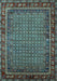 Oriental Light Blue Industrial Rug, urb2416lblu