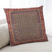 Lifestyle Image of Mid-Century Modern Urban Square Orange Brown Throw Pillow, 18 inch by 18 inch, pwurb2416