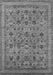 Machine Washable Oriental Gray Industrial Rug, wshurb2417gry