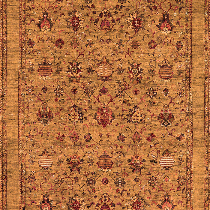 Oriental Orange Industrial Rug, urb2417org