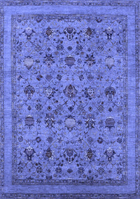 Oriental Blue Industrial Rug, urb2417blu