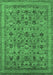 Oriental Emerald Green Industrial Rug, urb2417emgrn