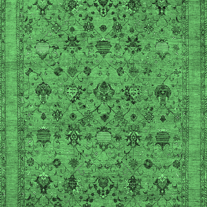 Oriental Emerald Green Industrial Rug, urb2417emgrn