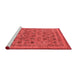 Industrial Red Washable Rugs