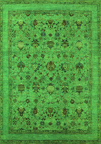 Oriental Green Industrial Rug, urb2417grn