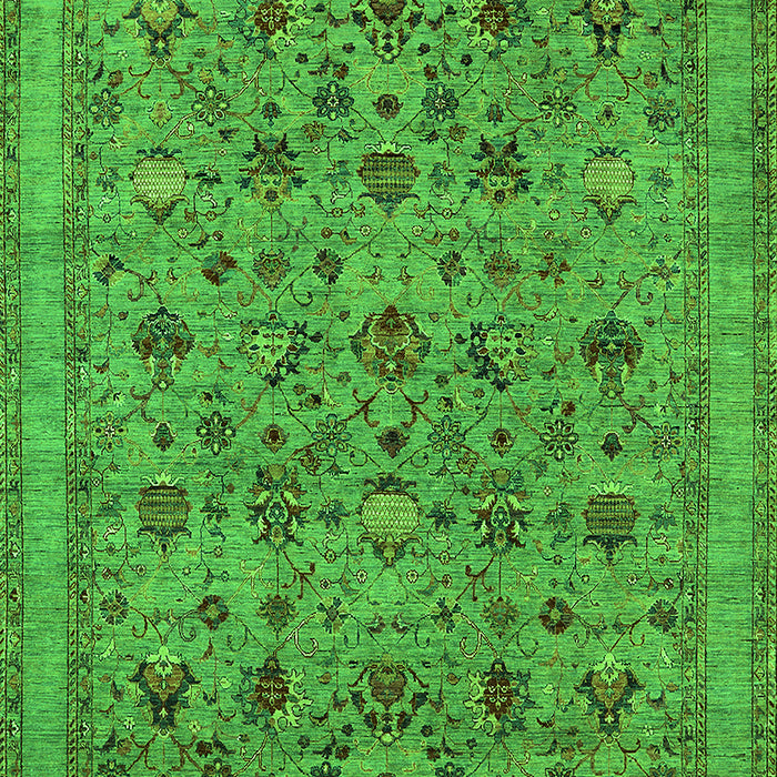 Oriental Green Industrial Rug, urb2417grn