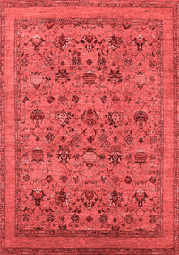 Oriental Red Industrial Rug, urb2417red