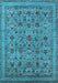 Oriental Light Blue Industrial Rug, urb2417lblu