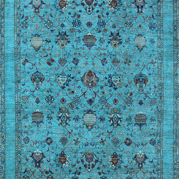 Oriental Light Blue Industrial Rug, urb2417lblu