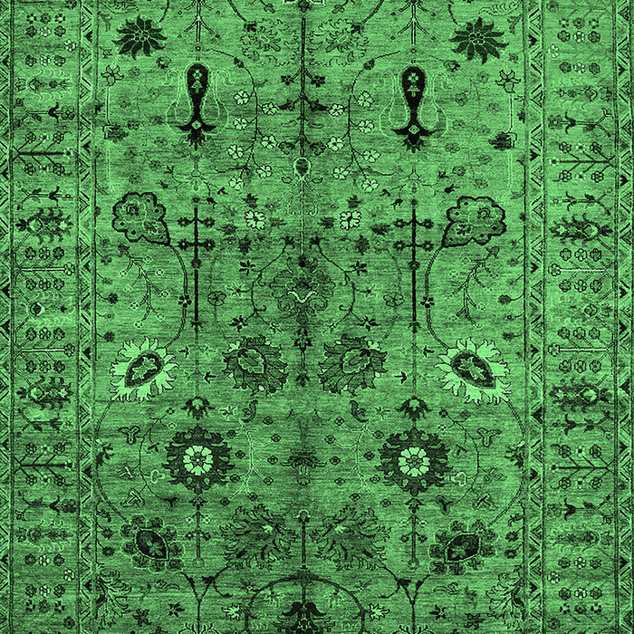 Oriental Emerald Green Industrial Rug, urb2418emgrn