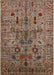 Mid-Century Modern Brown Oriental Rug, urb2418