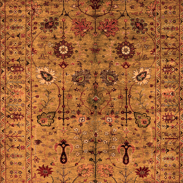 Oriental Orange Industrial Rug, urb2418org