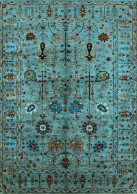 Oriental Light Blue Industrial Rug, urb2418lblu