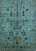 Oriental Light Blue Industrial Rug, urb2418lblu