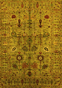 Oriental Yellow Industrial Rug, urb2418yw