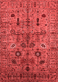 Oriental Red Industrial Rug, urb2418red