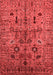 Oriental Red Industrial Area Rugs