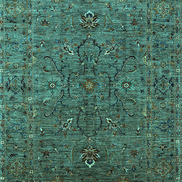 Oriental Turquoise Traditional Rug, urb2419turq