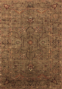 Oriental Brown Traditional Rug, urb2419brn
